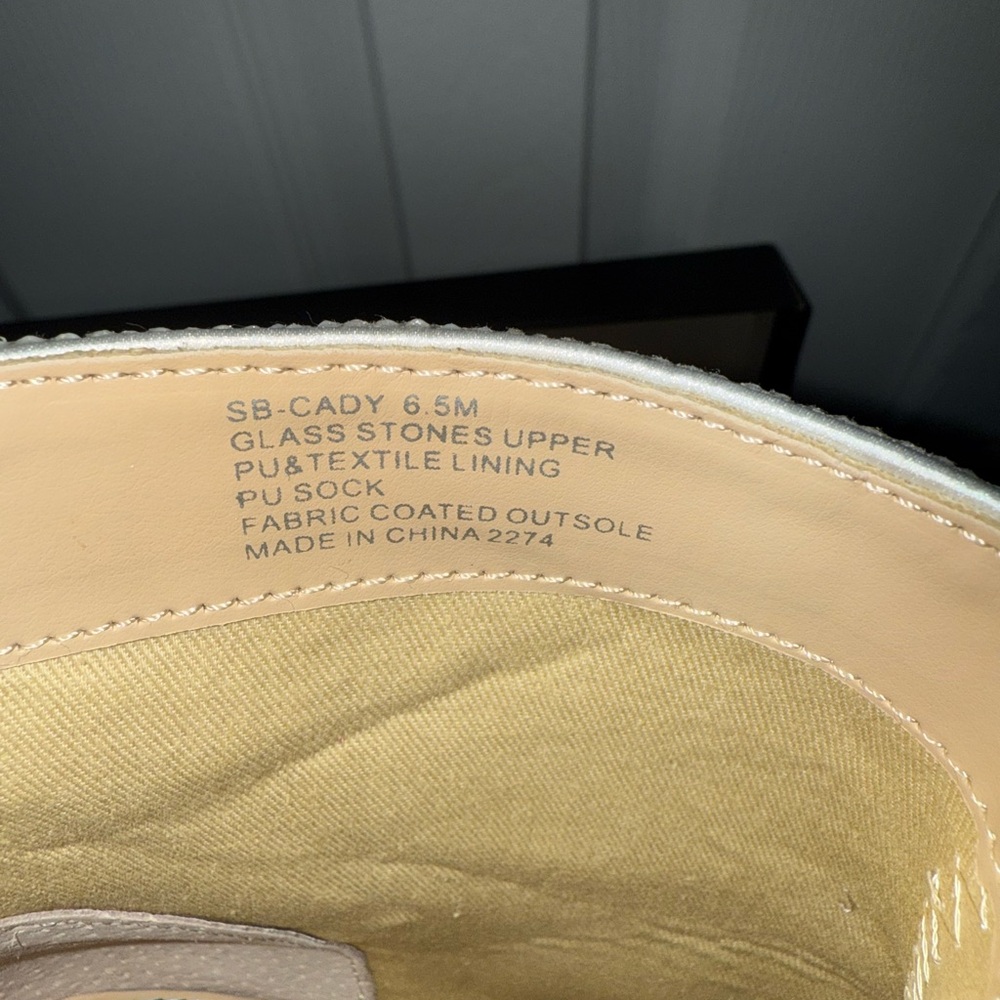 Betsey Johnson Sparkling Cream Ankle Booties - Picture 3 of 3